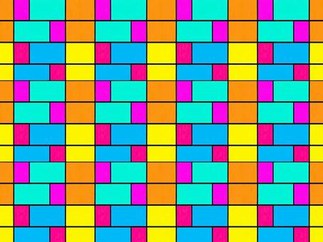 カラフルな幾何学模様のシームレス壁紙素材 幾何学模様,カラフル,シームレス,背景,壁紙,グラフィック,テクスチャ,シンプル,四角,連続のイラスト素材