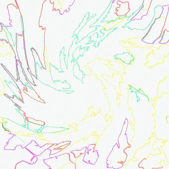 シームレスな不規則な模様 　線画 柄,抽象的,不規則,模様,パターン,形,アート,カラフル,鮮やか,キラキラのイラスト素材