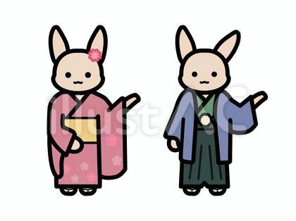 着物を着たうさぎ 案内