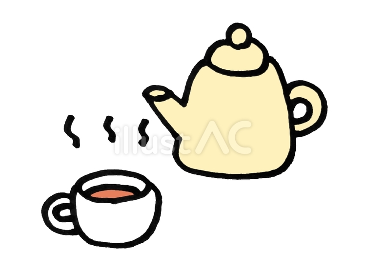 ティータイム ティータイム,お茶,休憩のイラスト素材