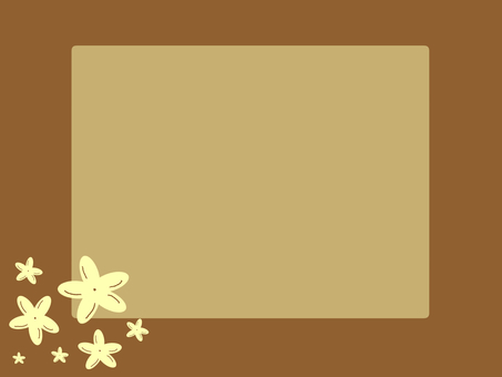 Floral autumn color message card, , JPG