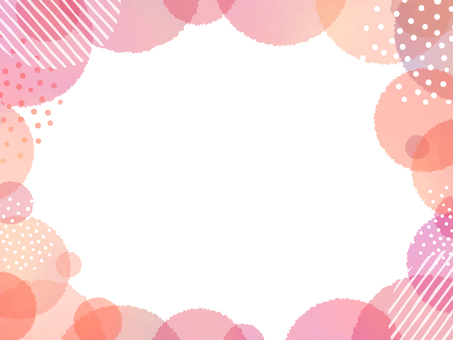 水彩素材_フレーム09 フレーム,枠,バナー,水彩,カラフル,にじみ,壁紙,背景,ぼかし,グラデーションのイラスト素材