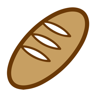 colored bread icon, icon, simple, bread, JPG, PNG and EPS