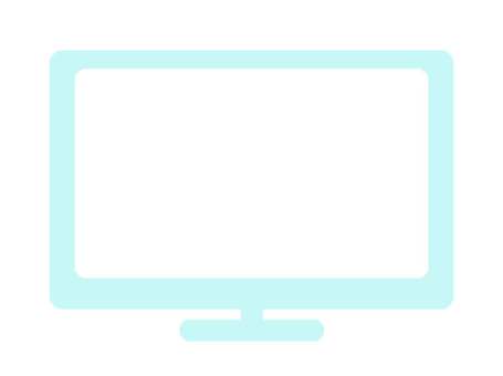 モニターイラスト テレビ,デスクトップ,モニター,画面,ワイド,横長,長方形,液晶,映像,番組のイラスト素材