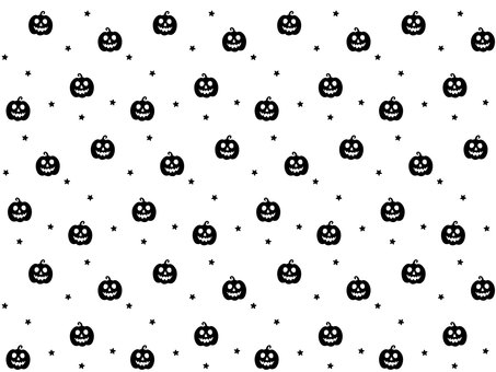 かぼちゃ　背景　ハロウィーン　パターン