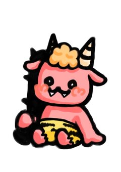 子どもの赤鬼 赤鬼,子ども,こん棒,トラ柄パンツ,かわいい,節分,豆まき,鬼は外,福は内,カードのイラスト素材