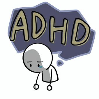 Illustration, adhd, developmental disorders, medical, 