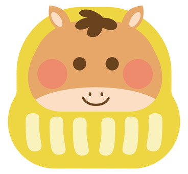 うまだるま（金）