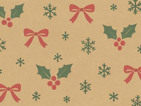 22.クリスマス背景 クリスマス,xmas,クリスマス柄,クリスマスパターン,冬,ウィンター,雪の結晶,スノーフレーク,ヒイラギ,柊のイラスト素材