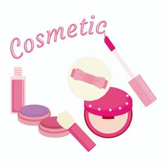韓国コスメ 韓国コスメ 韓国,コスメ,外国,アジア圏,口紅,ブラシ,パウダー,コンパクト,文字,化粧品のイラスト素材