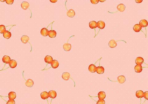 Illustration, cherry, sakuramo, fruits, 