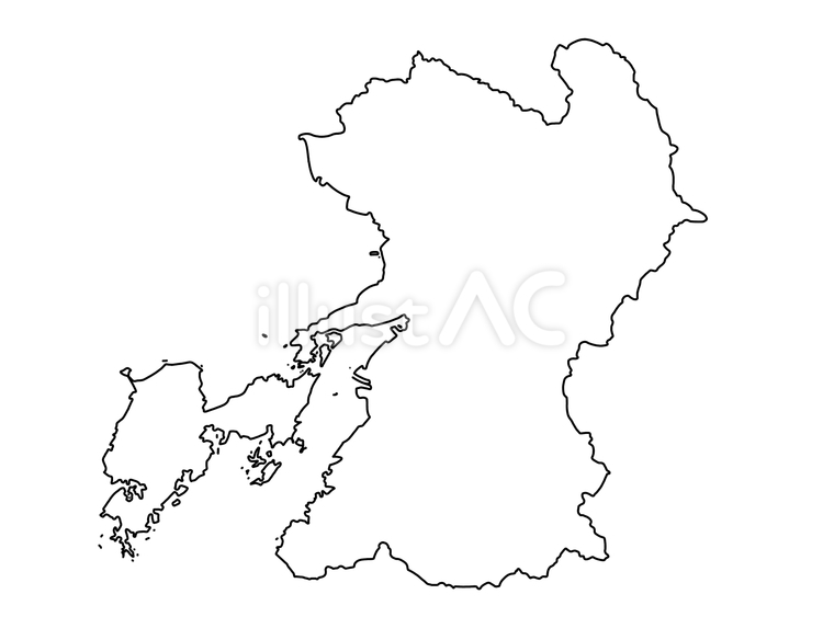 熊本県 熊本,県,九州のイラスト素材