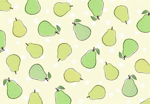 洋梨3 洋梨3 洋梨,ラ・フランス,果物,フルーツ,秋,旬,手描きのイラスト素材