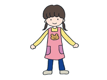 女性保育士 女性保育士 保育士,女性,先生のイラスト素材