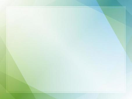 白ヌキ背景004_A枠++ 背景,バック,グラデーション,イメージ,シンプル,模様,バナー,グリーン,みどり,緑色のイラスト素材