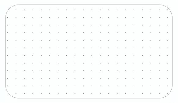 白の角丸プレートとグレーのドット ドット,点,水玉,白,ホワイト,グレー,灰色,角丸,シンプル,モダンのイラスト素材