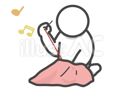 縫物 音符