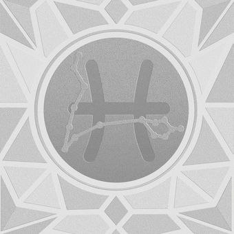 シームレスなモザイク　魚座　ｐ エンボス  魚座,うお座,星占い,ホロスコープ,占星術,12星座,宇宙,天体,天文,ギリシャ神話のイラスト素材