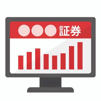 投資 投資 ネット証券,ネット投資,証券会社,通貨,金融,コイン,お金,投資,資産運用,ビジネスのイラスト素材