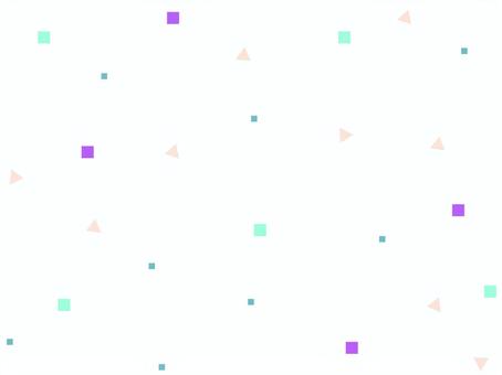 カラフルなメンフィス背景 紫 緑 背景,メンフィス,幾何学,カラフル,ポップ,小さい,散りばめ,紫,緑,ベージュのイラスト素材