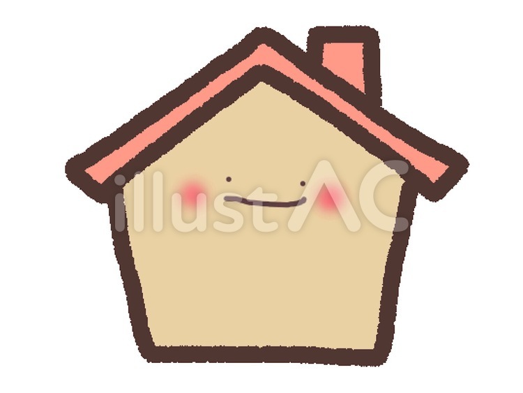 家 家,一戸建て,煙突のイラスト素材