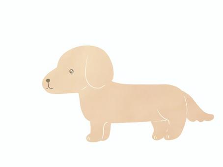 シンプルなダックスフント(薄め) シンプルなダックスフント(薄め) シンプル,ゆるい,かわいい,ダックスフント,ミニチュアダックスフント,ペット,ペットショップ,犬,dog,小型犬のイラスト素材