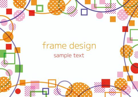 cute pop frame 10, , JPG, PNG and AI