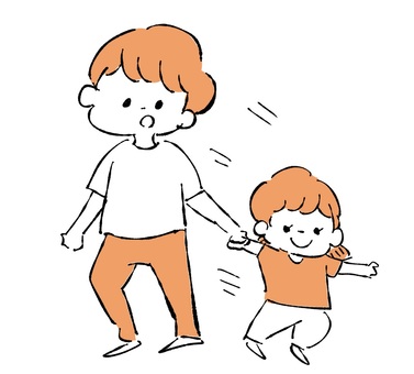 多動性/女の子 多動,多動性,adhd,発達,障害,注意欠陥,衝動性,衝動,娘,知的のイラスト素材