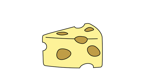 cheese1 チーズ,食品,穴あき,ベクター,ゴーダ,スイーツのイラスト素材