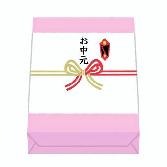 お中元のイラスト お中元,夏,お盆,7月,8月,プレゼントのイラスト素材