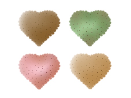 ハートクッキーセット