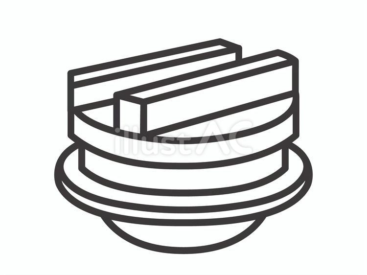 羽釜06 羽釜,炊飯,調理器具のイラスト素材