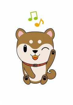 Illustration, shiba inu, animal, character, 