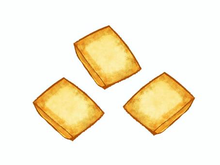 フィナンシェたち フィナンシェ,食べ物,お菓子,スイーツ,手描き,焼菓子のイラスト素材