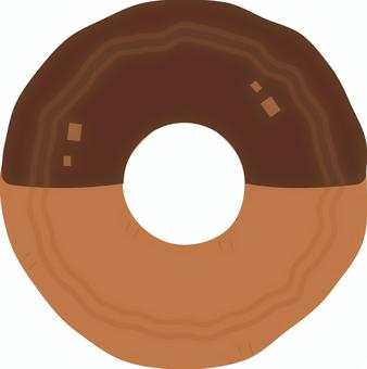 チョコオールドファッションドーナツ