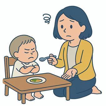 イヤイヤ期 ごはんを食べない子供