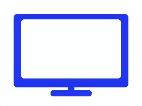 モニターイラスト テレビ,デスクトップ,モニター,画面,ワイド,横長,長方形,液晶,映像,番組のイラスト素材