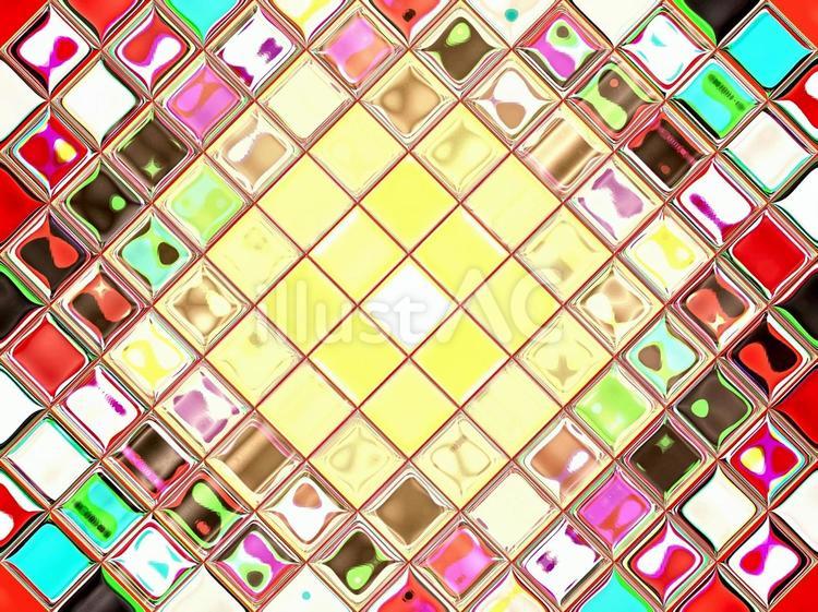 カラフルな斑模様の格子柄の背景素材画像 背景,壁紙,格子柄のイラスト素材