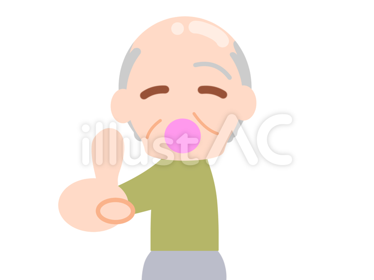 指さす170401-12 指をさす,思い出す,提案のイラスト素材