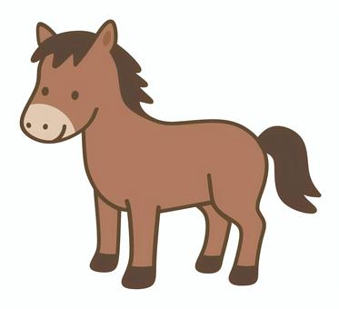 シンプルな馬