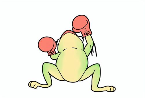 カエルパンチ カエルパンチ ボクシング,カエルパンチ,カエルのイラスト素材