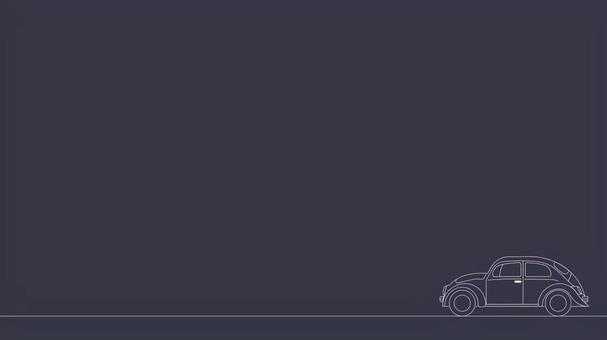 シンプル線画背景 クラシックカー_紺 背景,車,クラシックカー,線画,古い,レトロ,アンティーク,おしゃれ,紺色,紺のイラスト素材