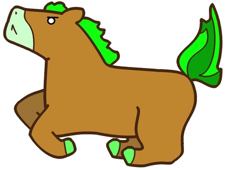 Illustration, horse, animal, beast, 