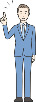 Illustration, employee, businessman, suit, 