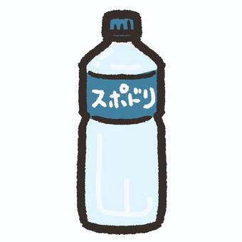 【熱中症】ペットボトルのスポーツドリンク スポーツドリンク,ペットボトル,水分補給,熱中症,運動,スポーツ,シンプル,手書き,イラスト,かわいいのイラスト素材