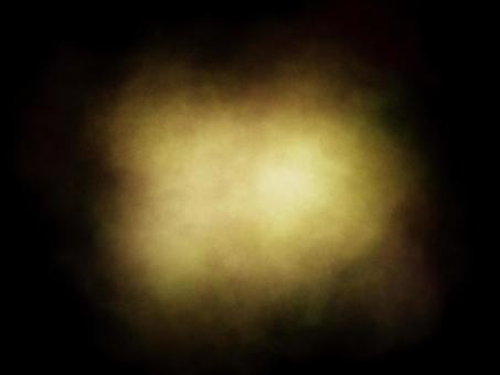 黄色い煙が広がる背景 煙,霧,光,背景,黄色,茶色,黒,暗闇,幻想的,抽象的のイラスト素材