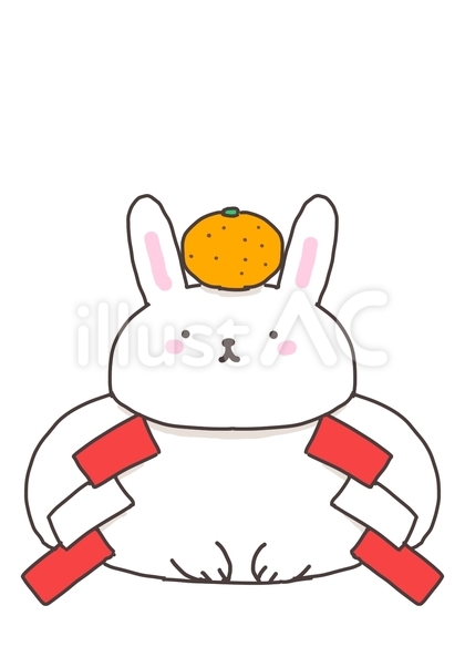 うさぎ鏡餅