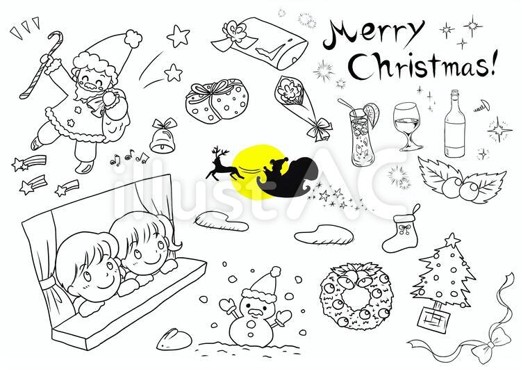 ７８　クリスマス クリスマス,ツリー,冬のイラスト素材