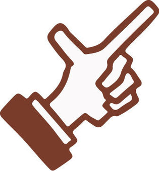 Illustration of a pointer pointing a finger with the index finger, el, işaretçi, imleç, JPG, PNG and AI