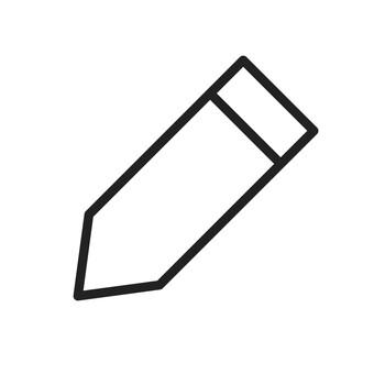 ペンマーク（枠・黒） ペン,アイコン,線画,編集,入力,黒,シンプル,枠,イラスト,uiデザインのイラスト素材